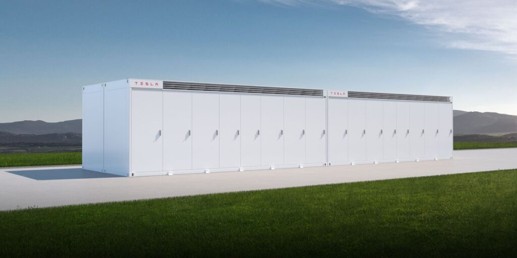 Tesla Megapack battery storage unit