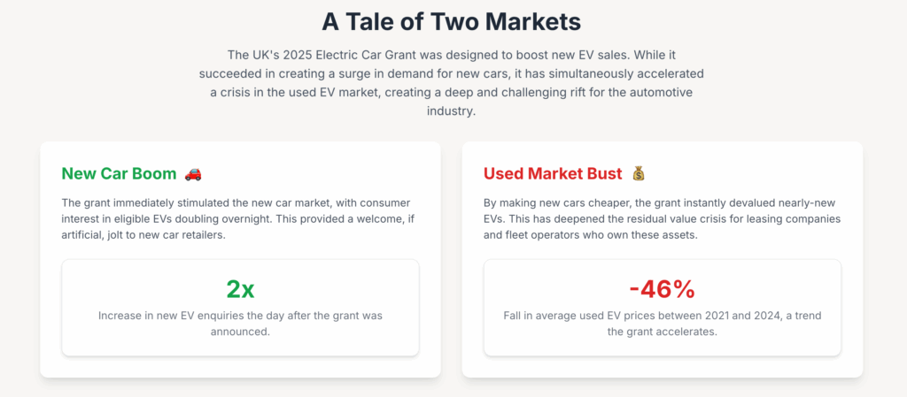 Impact of 2025 UK EV Grant